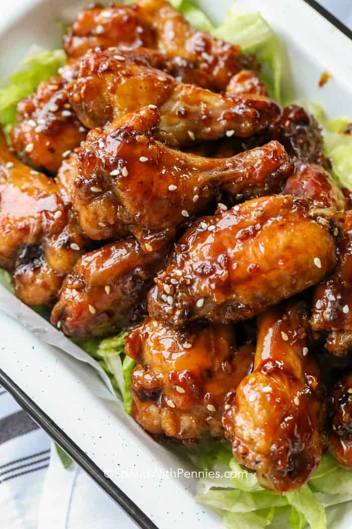 Delicious Honey Garlic Wings