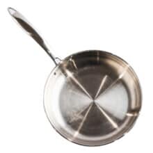 Skillet on white background