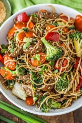 bowl of Easy Beef Stir Fry